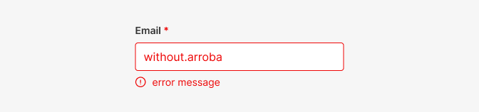 example of Error (inline messages)