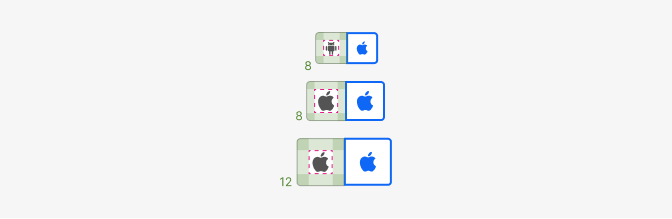 toggle icon only